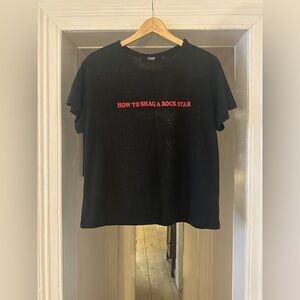 Jaded London Men’s Black Rockstar Tee sz L